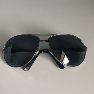 authentic Ray Ban aviator style glasses